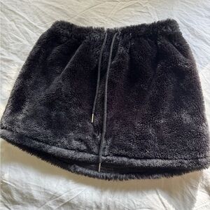 Club Exx Wicked Furreak Animali Mini Skirt-Black- X-Small.